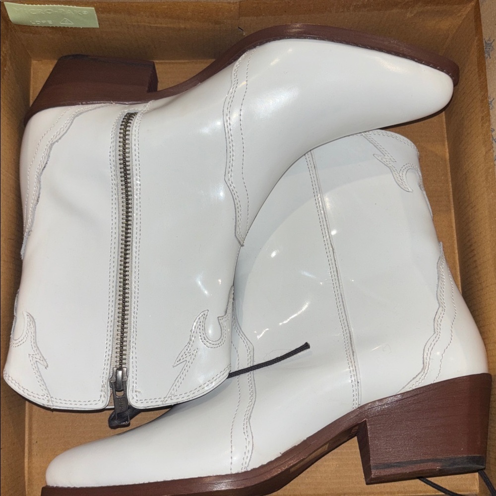 ⬇️💰Price Drop!💰⬇️ Free People New Frontier Western Booties 👢 NIB - Picture 8 of 10